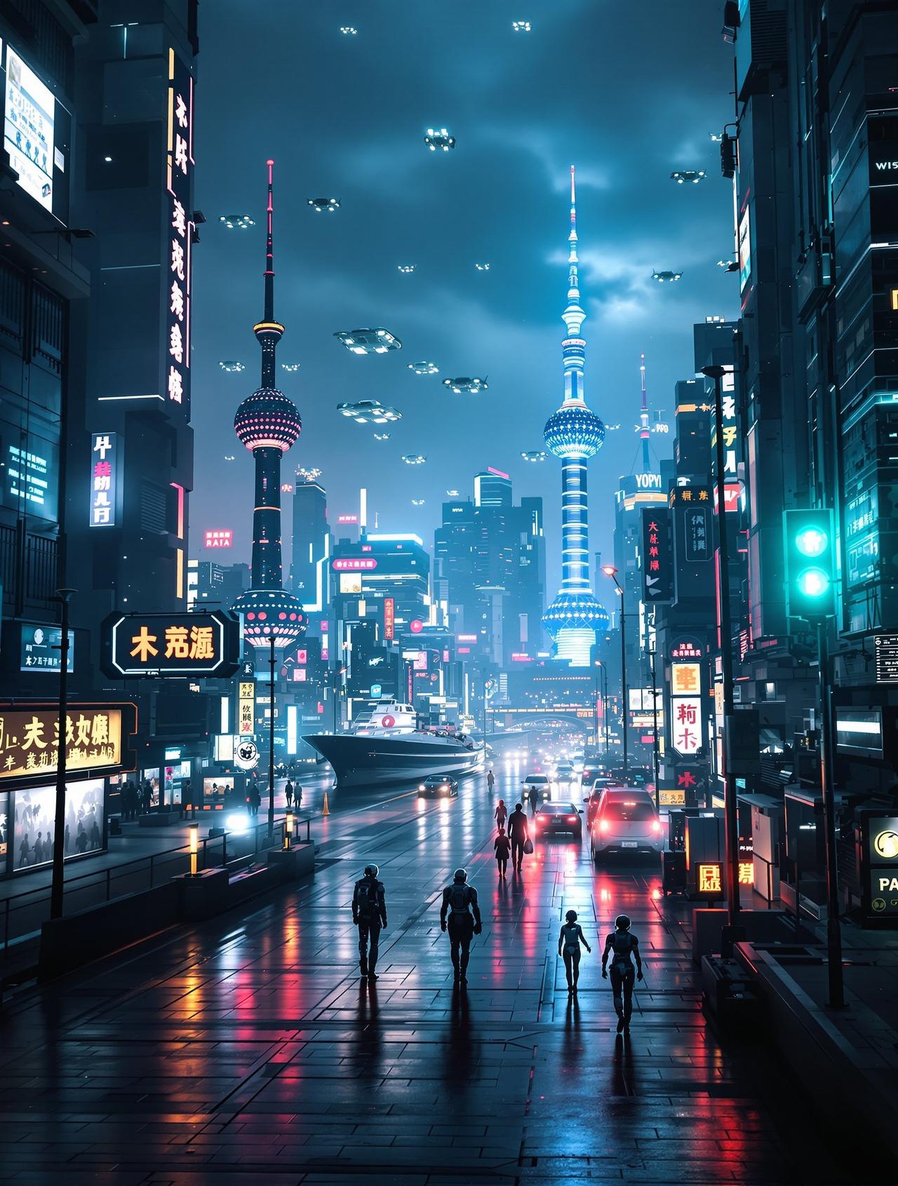 未来都市 - 科幻电影海报 - 黑丝影院高清作品
